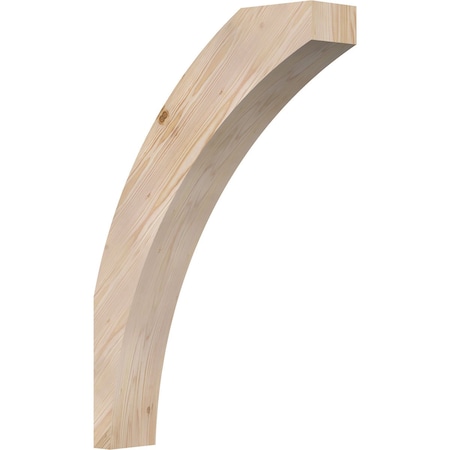 Ekena Millwork 5 1/2"W x 24"D x 36"H Thorton Smooth Knee Brace, Douglas Fir BRC06X24X36THR00SDF